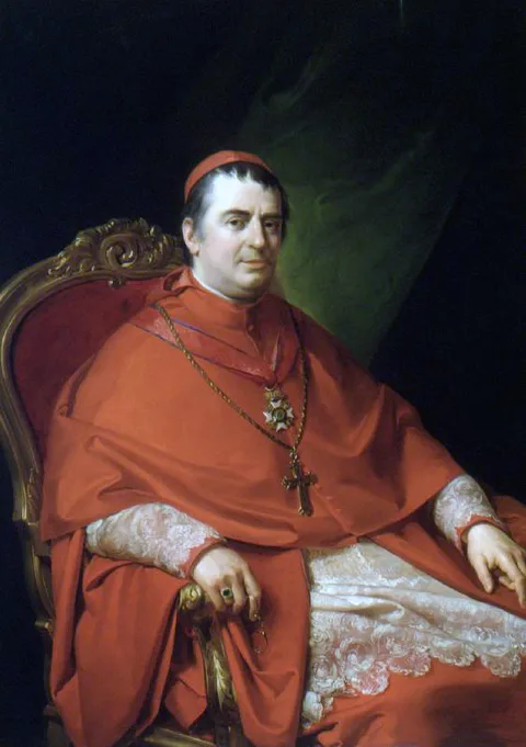Francesco Podesti, Portrait of cardinal Gabriele Ferretti