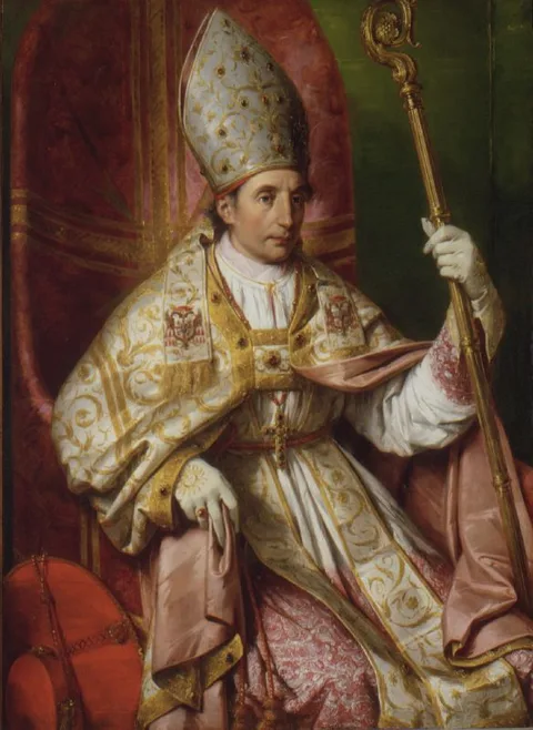 Francesco Podesti, Portrait of cardinal Cesare Nembrini Pironi Gonzaga