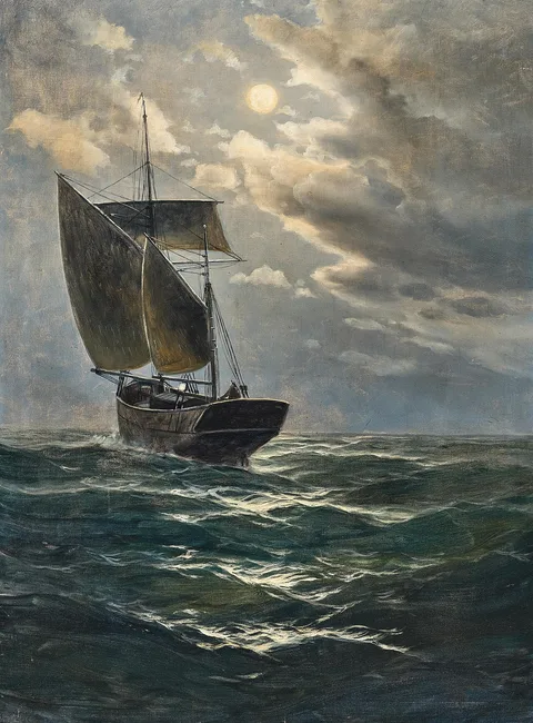 Max Jensen, Fishermen in the moonlight
