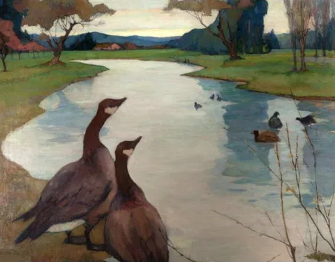 Rowena Meeks Abdy, Decoration: Wild Geese