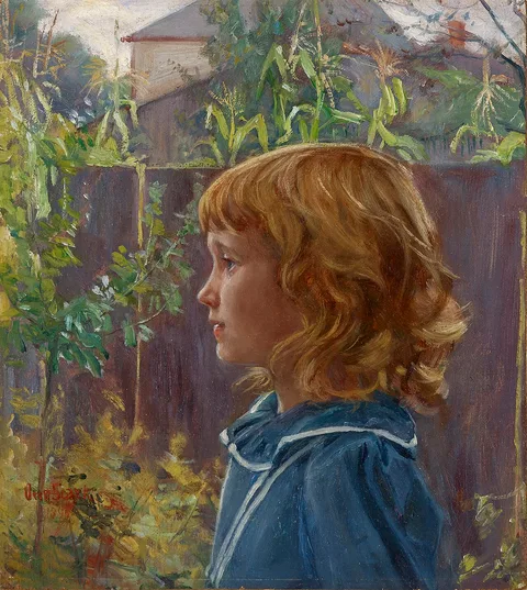 Otto Stark, Portrait of a Young Girl
