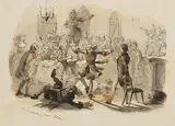 F. O. C. Darley, A Rowdy Party