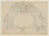 F. O. C. Darley, Allegorical Cartouche