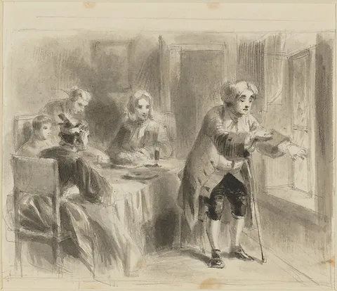 F. O. C. Darley, Uncle Toby and the Fly, from Laurence Sterne's "Tristram Shandy"