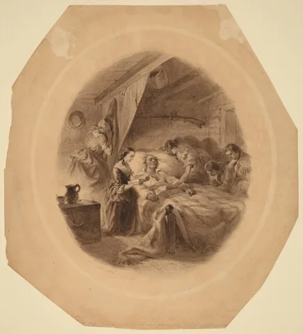 F. O. C. Darley, The Squatter's Death