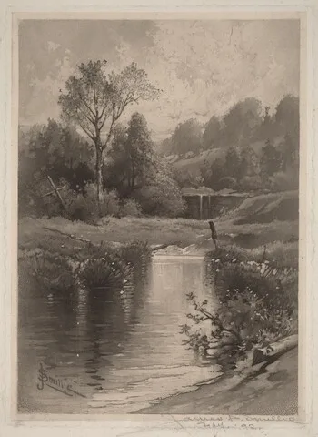 James David Smillie, An Old Dam Near Montrose