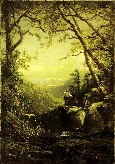 James David Smillie, Kaaterskill Clove, January 1865