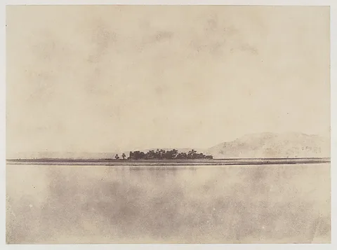John Beasley Greene, [The Nile in front of the Theban Hills]