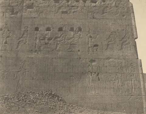 John Beasley Greene, Edfu-Sculptures and Inscriptions on Oriental Face