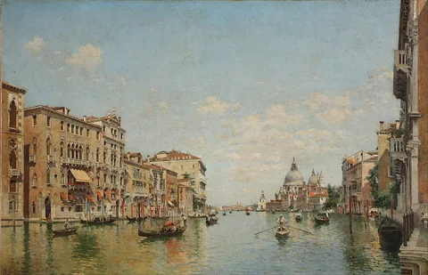 Federico del Campo, View of the Grand Canal of Venice