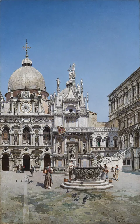 Federico del Campo, Courtyard of the Doge's Palace, Venice