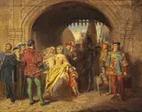 John Faed, A Study for 'Queen Margaret's Defiance of the Scottish Parliament' (NG 2527)