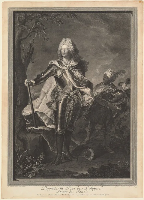 Jean-Joseph Balechou, Auguste III. Roi de Pologne