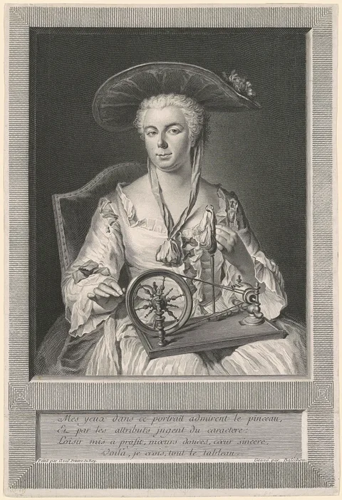 Jean-Joseph Balechou, Madame Arlon Spinning Silk