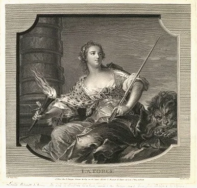 Jean-Joseph Balechou, Porträt der Marie Louise Elisabeth de France (1727-1759)