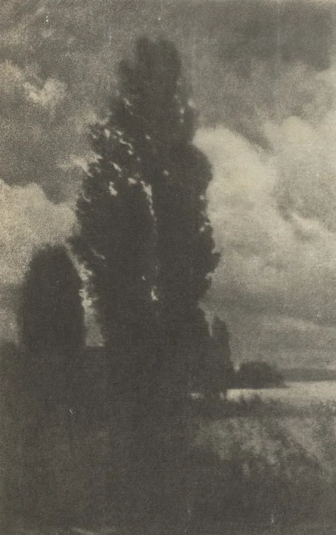 Hans Watzek, Camera Work: Poplars and Clouds