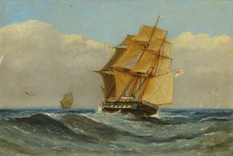 William Frederick Mitchell, HMS Atalanta