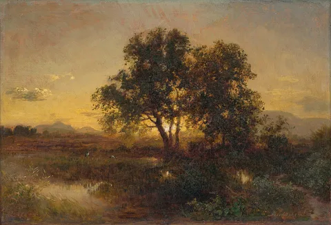 Sándor Brodszky, Early Evening Landscape