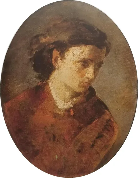 Gerolamo Induno, Portrait of Anita Garibaldi