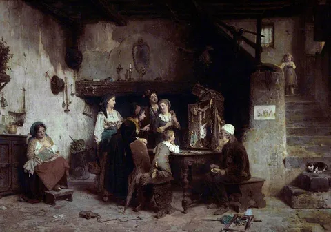 Gerolamo Induno, Domestic Scene