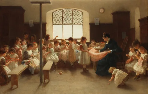 John Morgan, The sewing class