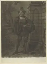 Jacobus Buys, De acteur A. Spatzier in de rol van Warenar