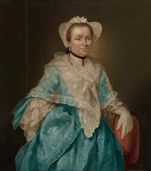 Jacobus Buys, Portrait of Elisabeth Troost (1730-1790)