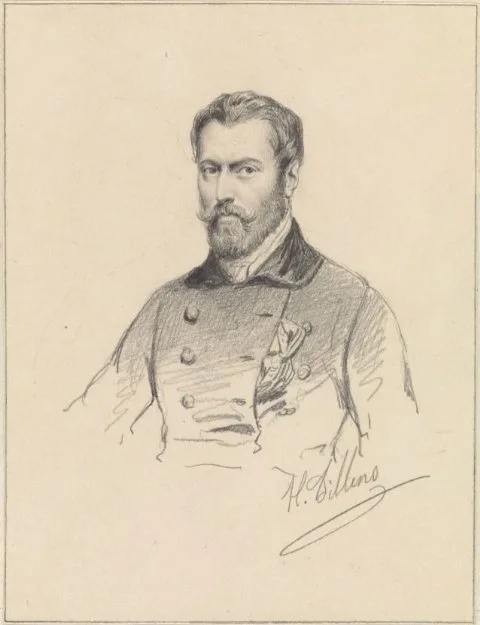 Hendrick Joseph Dillens, Zelfportret van Hendri Dillens