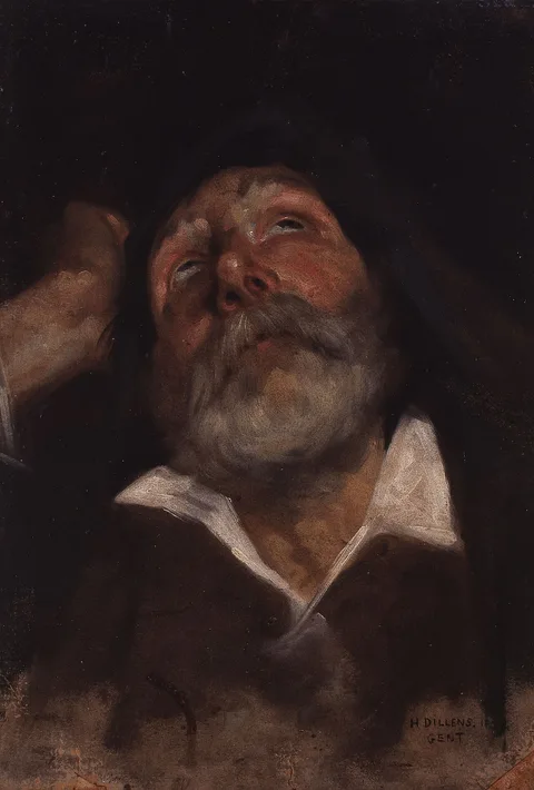 Hendrick Joseph Dillens, Head of a Man (probably Portrait of Adolphe Dillens, the Artist’s Brother)