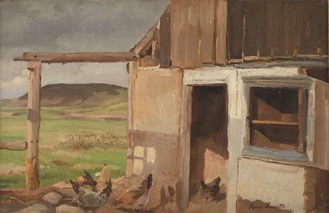 Hans Smidth, Hus med hønsegård