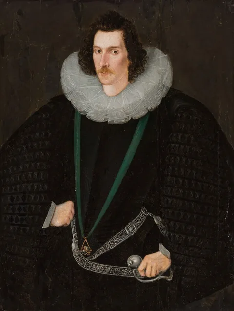 William Segar, Robert Devereux, 2nd Earl of Essex, as a Knight of the Garter