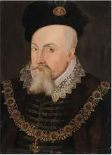 William Segar, Portrait of Robert Dudley (?1532-1588) Earl of Leicester