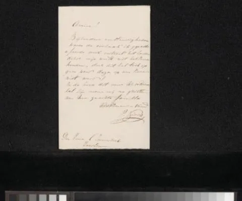 Petrus Kiers, Brief aan Christiaan Immerzeel