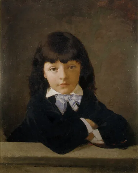 Amos Cassioli, Portrait of Giuseppe as a child