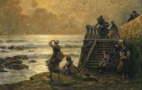 Georges Maroniez, Waiting for the catch