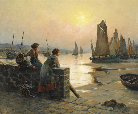 Georges Maroniez, Waiting for the fishing fleet to return