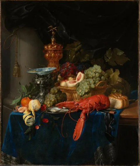 Pieter de Ring, Still Life with Golden Goblet