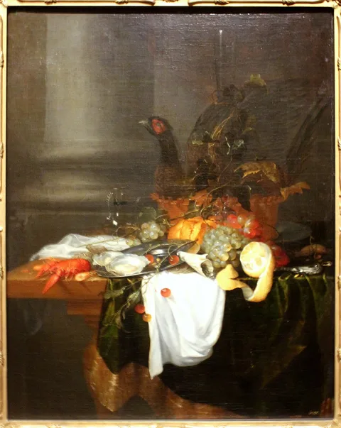 Pieter de Ring, Still life with a pheasant