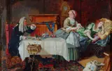 William Maw Egley, Scene from Molière's 'Le Tartuffe'