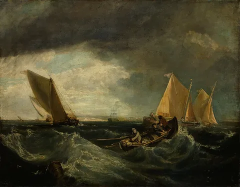 Augustus Wall Callcott, Sheerness and the Isle of Sheppey (after J.M.W. Turner)