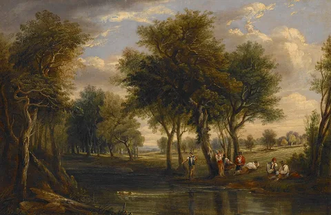 Augustus Wall Callcott, The Haymakers