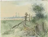 Floris Arntzenius, Weidelandschap met sloot