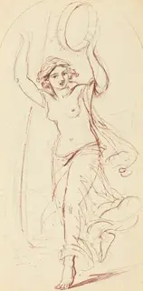 William Edward Frost, Dancing Woman with a Tambourine