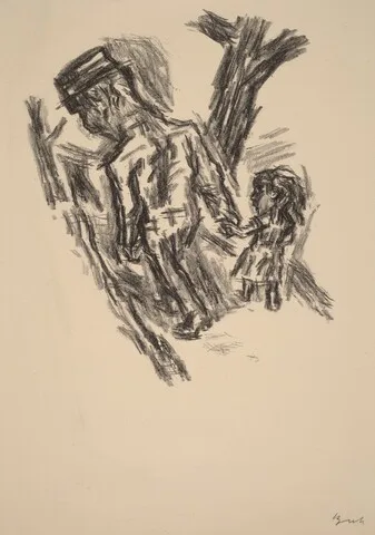 Renè Beeh, Man Leading a Little Girl