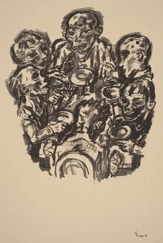 Renè Beeh, Six Diners at Table