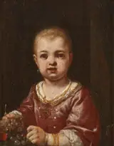 Antonio Amorosi, Girl Holding a Bunch of Grapes