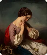 Henry Guillaume Schlesinger, Girl with a Dead Bird