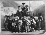 Henry Guillaume Schlesinger, Volksfest in den Pyreneen