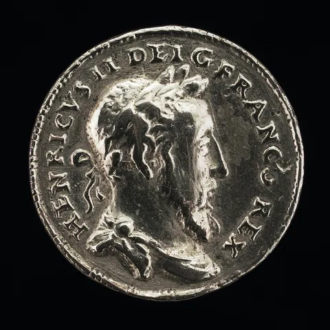 Étienne Delaune, Henri II, 1519-1559, King of France 1547 [obverse]