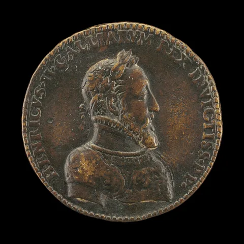 Étienne Delaune, Henri II, 1519-1559, King of France 1547 [obverse]